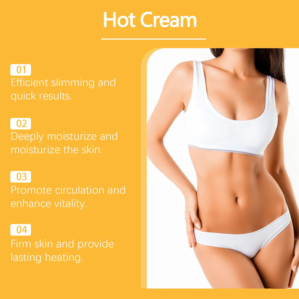Body Shaping Cream Firming Moisturizing Massage Lotion Smooth Skin Care for Belly Arm Leg Women Men