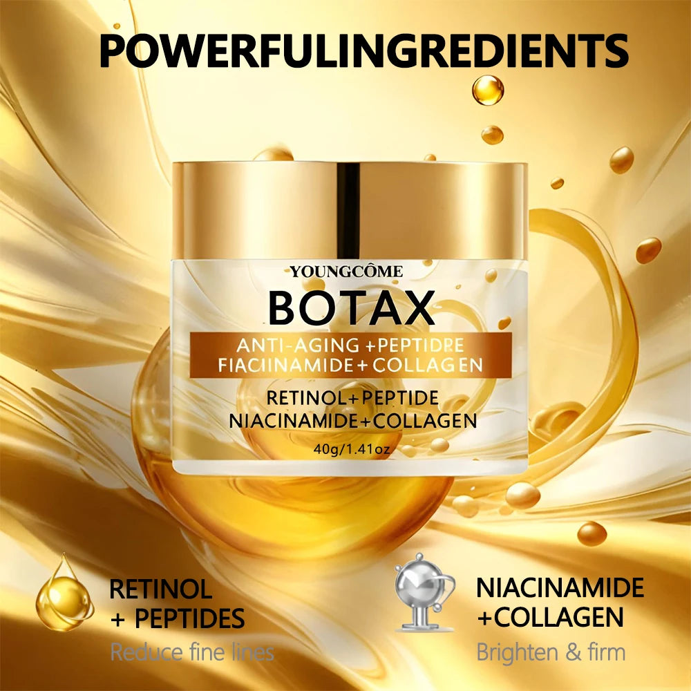 BOTAX Anti-Aging Skincare Cream with Retinol Peptides Niacinamide & Collagen for Firming and Hydrating Daily Use
