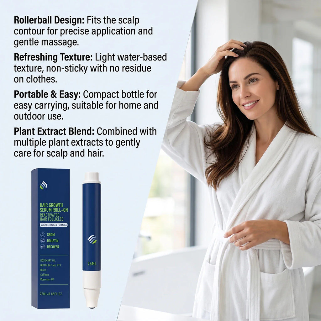 Gentle Scalp Care Rosemary Hair Ball Essence Moisturizing Soft Glossy Plump Nourishing Serum