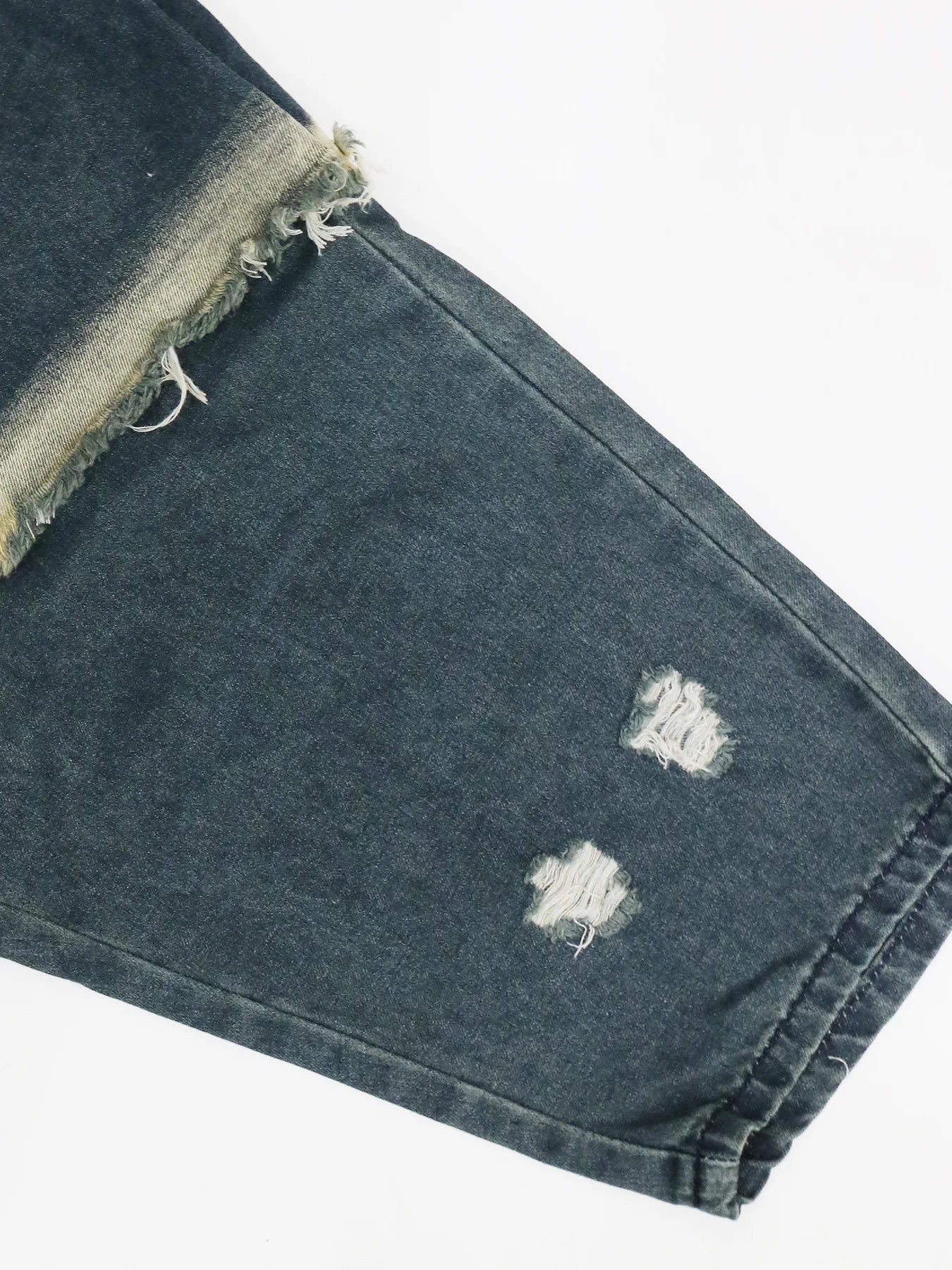 New Vintage Distressed Frayed Ripped Jeans Women's Fashion Loose Harem Pants Casual Hip Hop Streetwear Denim Trousers for Women