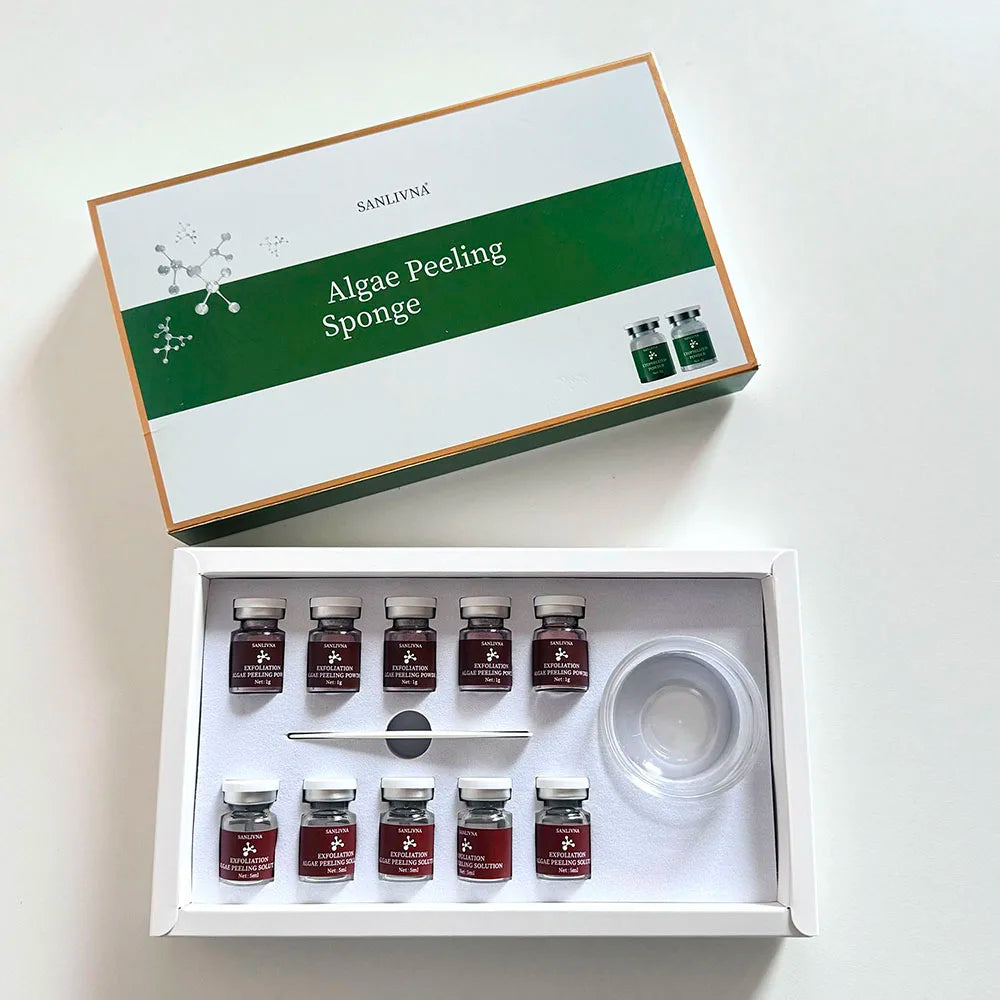 2026 Algae Peeling Facial Mask sponge freeze-dried powder Nature Seaweed cleaning bones Korean SkinCare Clean Pores Oil Balance