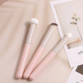 3 High-Quality Makeup Brushes: Mushroom Head Sponge Concealer Brush, Foundation Brush, Lipstick Lip Brush, Makeup Tools