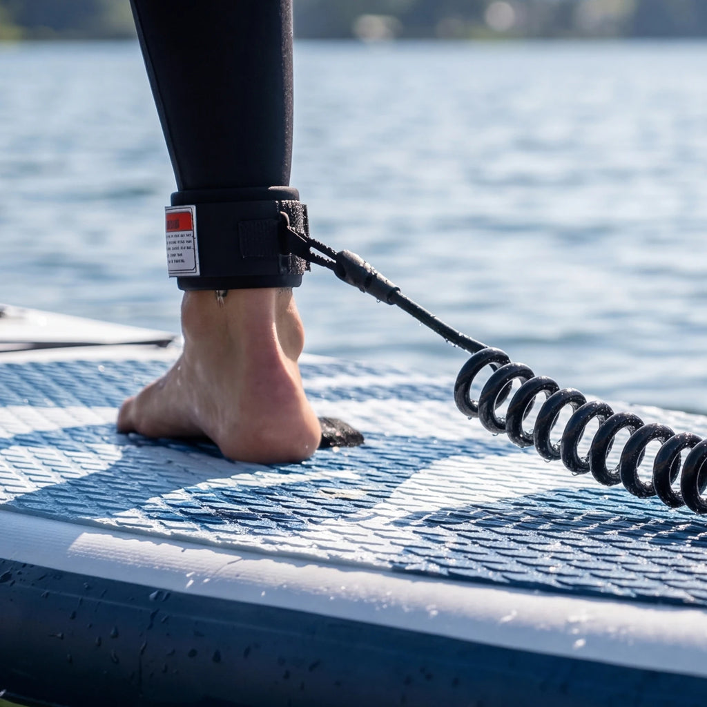 Elastic Sup Board Foot Leg Rope Adjustable Sup Paddleboard Safety Leash Kayak Boat Lifesaving Ankle Ropes for Surfing Stand UP