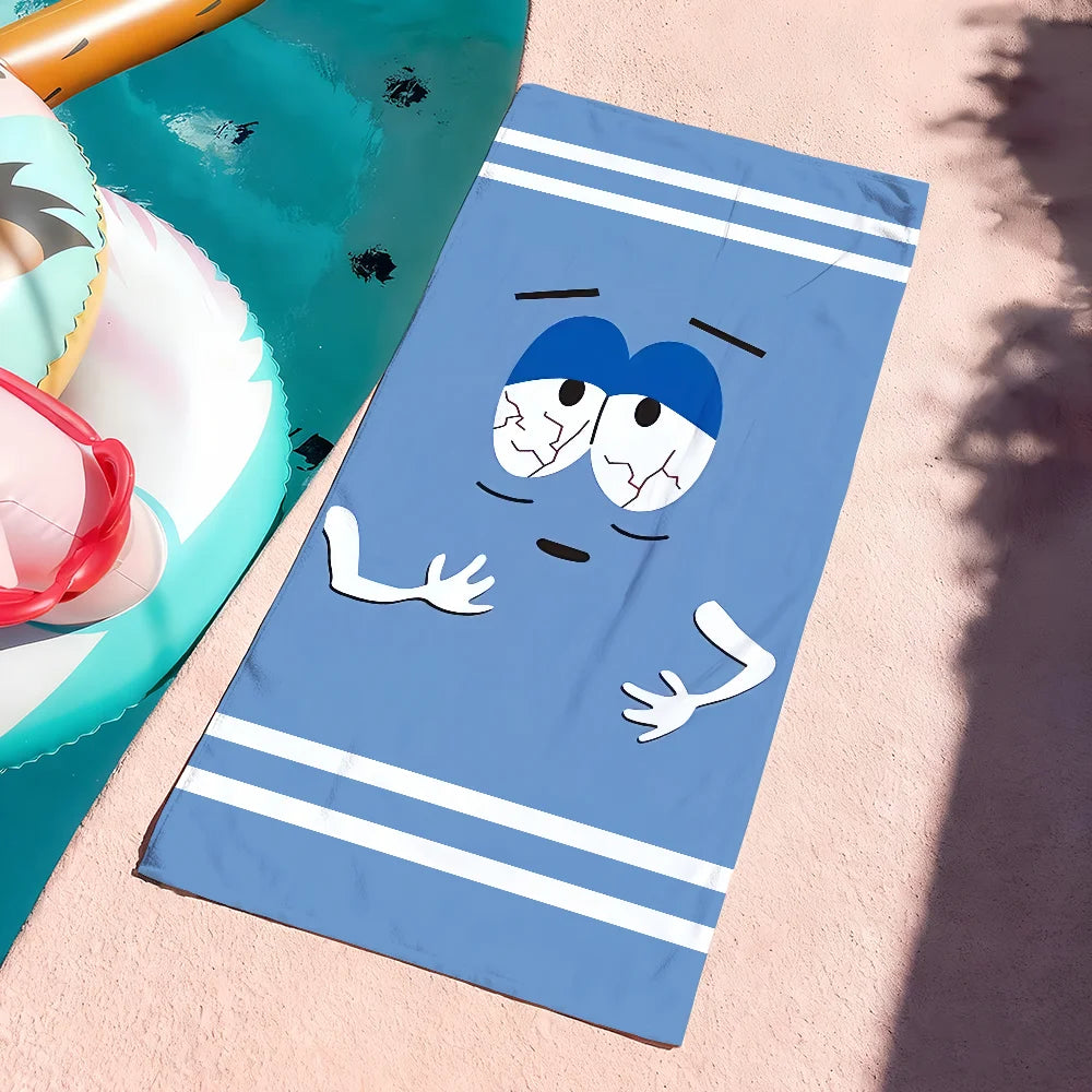 Cartoon T-Towelie-S Cute Towel Quick Dry Soft Yoga Swimming Fitness Mountain Climbing Large Beach Towels