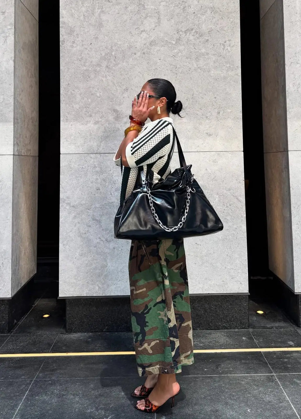Women's Camouflage Wide Leg Pants Loose Casual High Waist Trousers Vintage Pockets Cropped Pants 2025 Streetwear Harajuku Capris