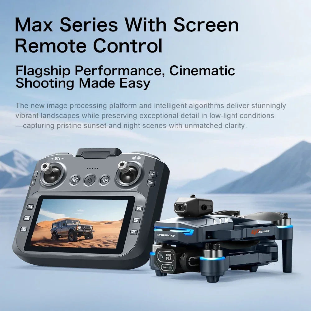 Original GT8 Drone GPS 8K Professional 4K HD Camera 5G Brushless Motor Aerial Photography Optical Flow with screen RC Quadcopter