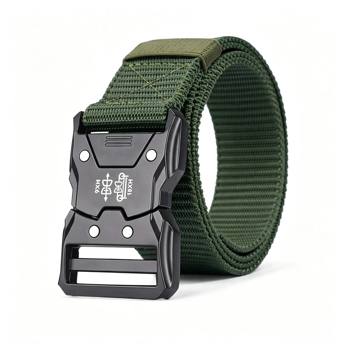 2-Pack Unisex Multifunctional Tactical Nylon Belt Breathable Canvas Weave for Outdoor Sports And Training