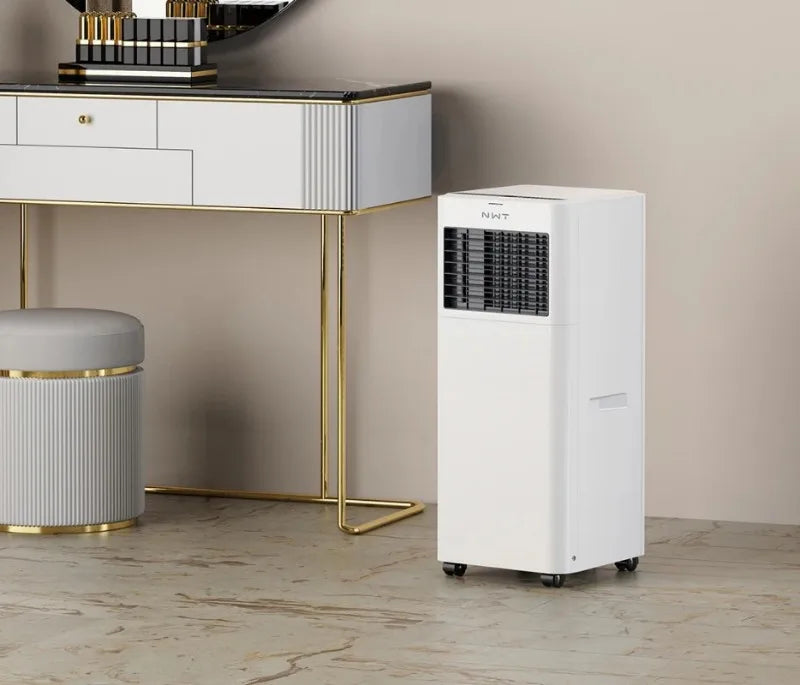 220V 700W Mobile Portable Air Conditioner 3-in-1 Cooling Dehumidifier Air Fan, Installation-Free Removable Mini Air Cooler