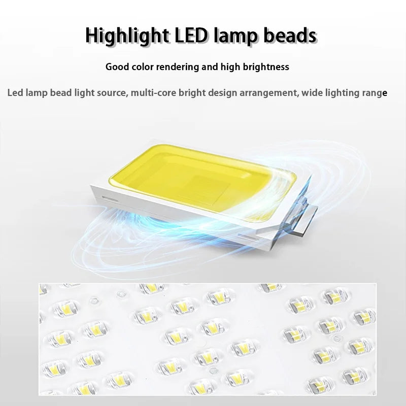 1000W Solar Street Light Outdoor Solar Street Light IP65 Waterproof Automatic Dusk to Dawn Street Light For Garage Garden