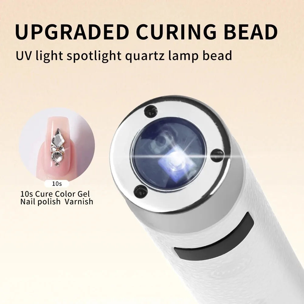 Ai Sensor Nail Lamp UV LED Mini Lamp Rechargeable Cordless Lamp Desktop and Handheld Drying Light Curing All Nail Gel Quickly