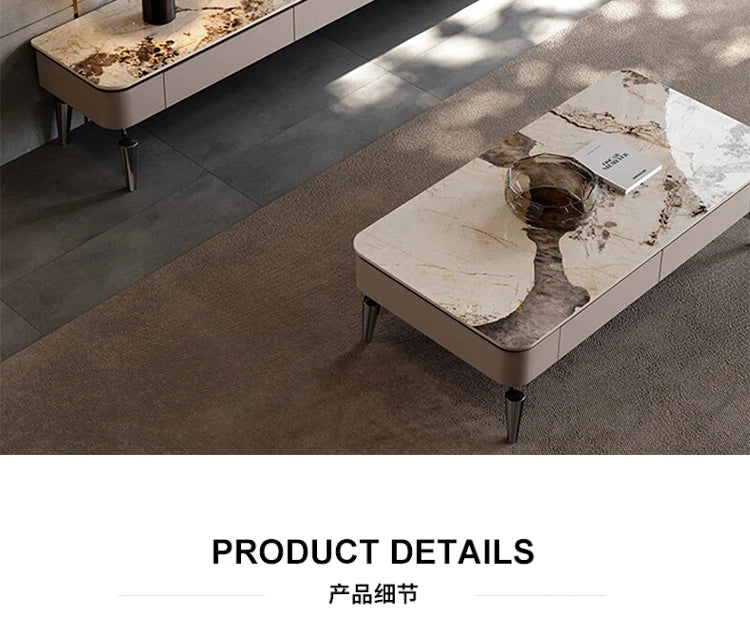 Modern Italian Tv Stands Design Drawers Style Premium Tv Table Luxury Trendy Elegant Muebles Para Hogar Living Room Furniture