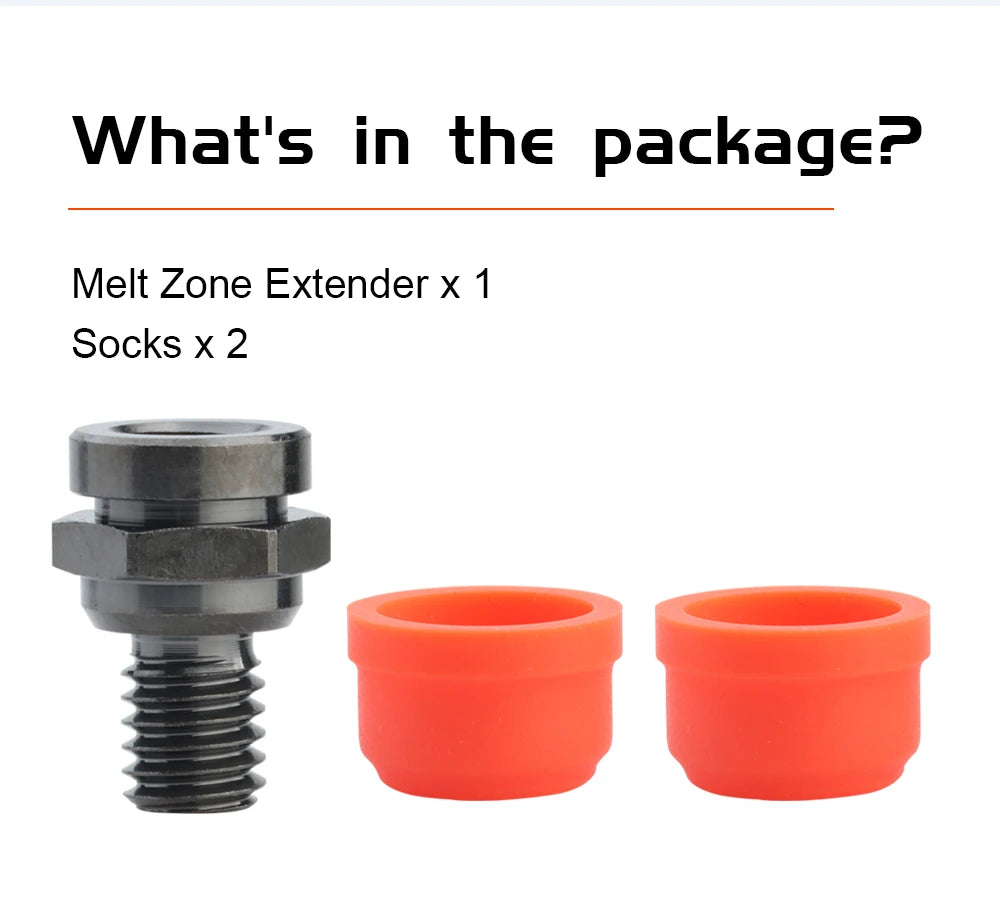 Trianglelab MZE™ DLC V6 Melt Zone Extruder Increase Flow for V6 Nozzle CHC Hotend CHC XL Rapido Hotend Voron 3D Printer