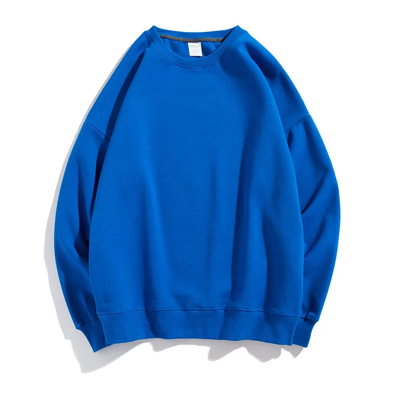 Spring Oversize Sweatshirts for Women O Neck Cotton Solid Hoodie Long Sleeve Tops Loose Women's Pullovers Fashion Streetwear