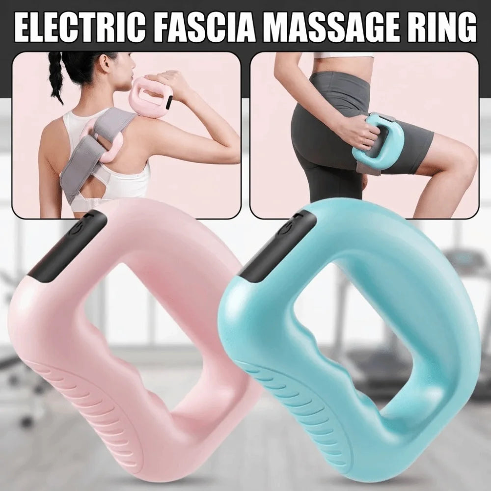 Ergonomic Electric Fascia Massage Ring Fat Burning with Belt Electric Body Slimming Machine Low Noise 5 Adjustable Speed