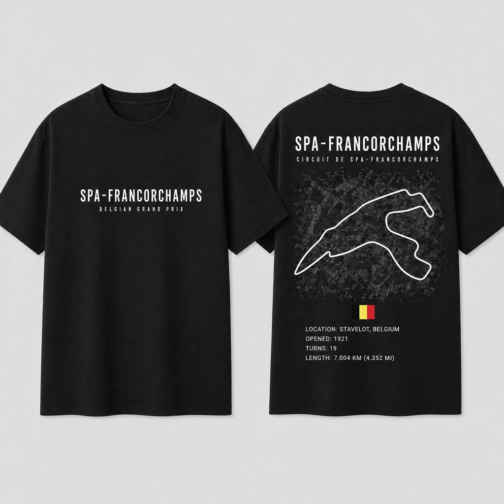 Nürburgring Printed Cotton Short-sleeved T-shirt Suitable for Car Racing Enthusiasts Men's Clothing Women's 2026 Summer T Shirt