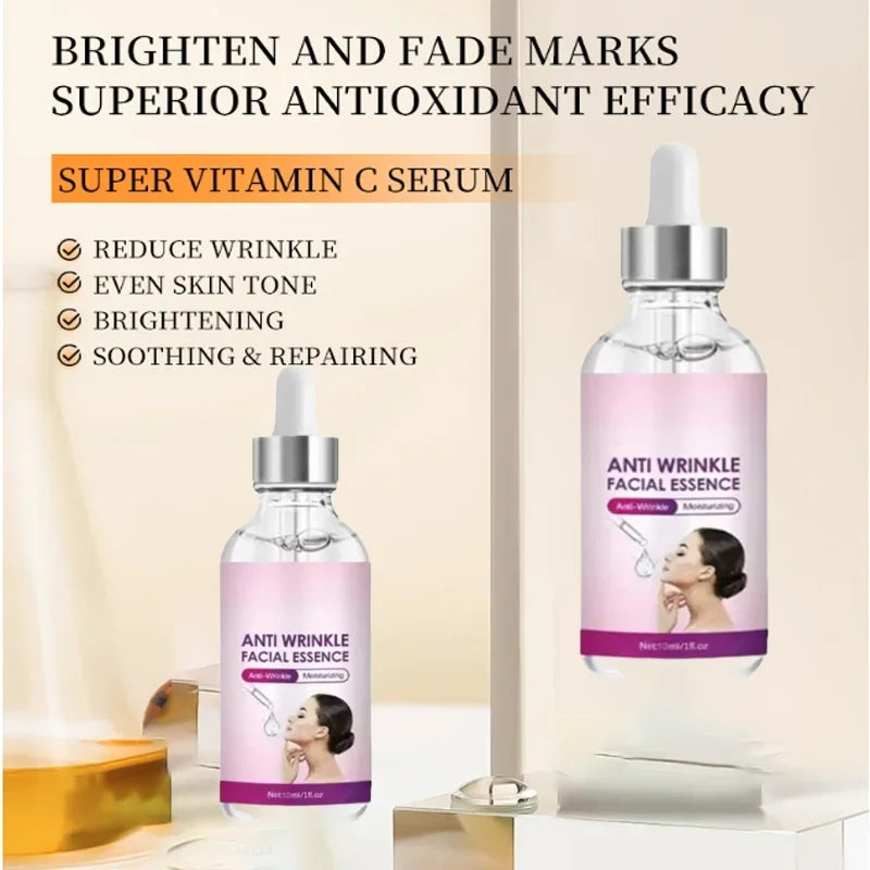 3ND Instant Anti Wrinkle Aging Remove Facial Wrinkles Serum To Fine Lines Around The Eyes Crow's Feet Neck Wrinkle Serum