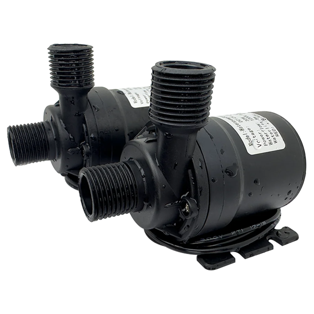 DC12V Brushless Motor Water Pump, DC24V 1000L/H, 8M Head 1/2" Submersible Pump, Fountain Water Heater, Shower Booster Pump, IP68