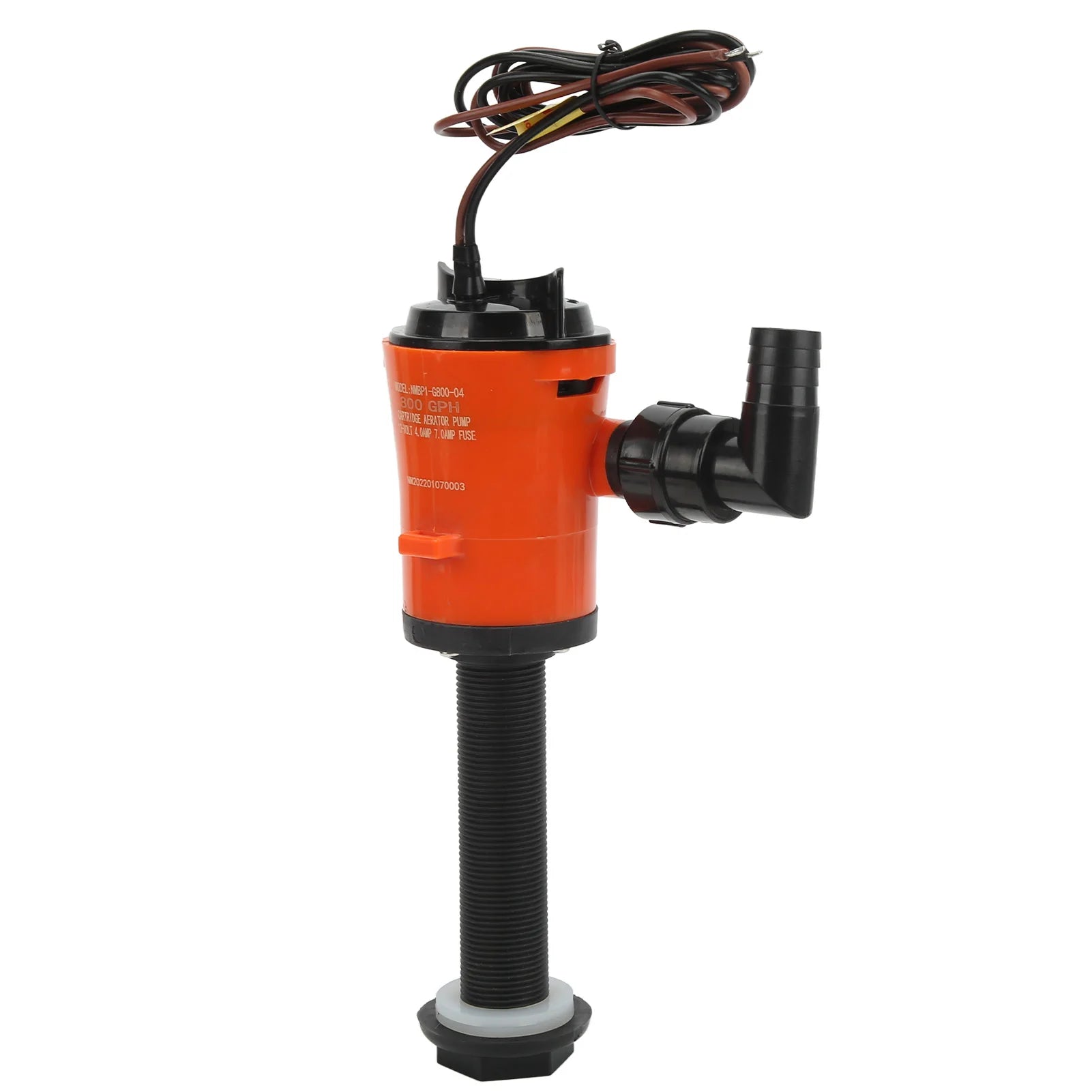 Aerator Livewell Pump 800GPH 12V 4.0A Portable Submersible Fish  Pump for Boat Marine Aerator Livewell Pump Boat Bilge Pump