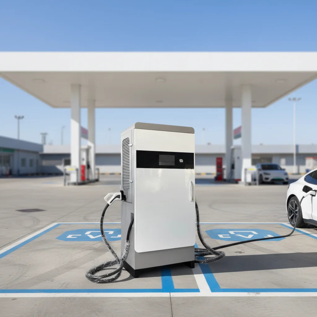 120kw 160kw High-Power EV Charging Station 250A Phase 3 Car Charger with 5m Cable Floor-Mounted for Electric Car