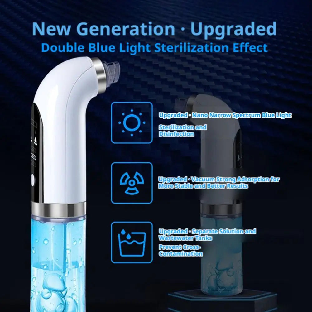 Blackhead Remover Machine, Electric Pore Vacuum, Acne Remover, Facial Exfoliation Deep Cleaning water circulation Beauty Device