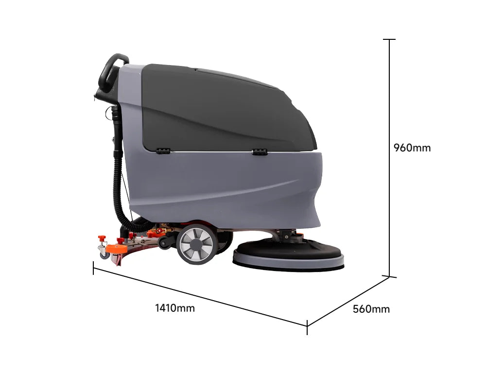A5B Commercial Cleaning Equipment Industrial Vacuum Cleaner Walk-behind Floor Sweeper Scrubber