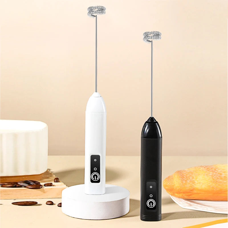 Wireless Electric Milk Frother Handheld Egg Beater Foamer Coffee Maker Electric Blender Mixer Mini Portable Blender Kitchen Tool
