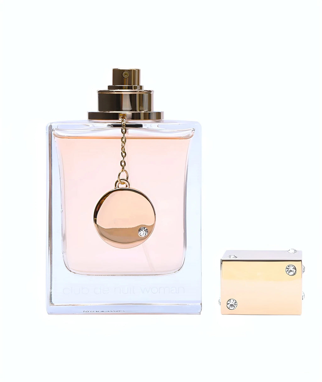 Club De Nuit for Women Eau de Parfum Spray, 3.6 Ounce (100ml), Long-Lasting Floral Fruity, Citrus Peach Rose Jasmine & Vanilla Musk, Daytime Spring Summer, Feminine Luxury Scent