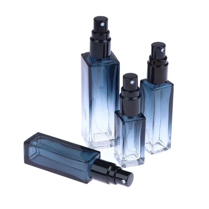 1/3/6PCS SET 5/9/20ml Perfume Bottle Square Glass Spray Empty Bottle Travel Portable Sample Atomizer Refillable Container Mini