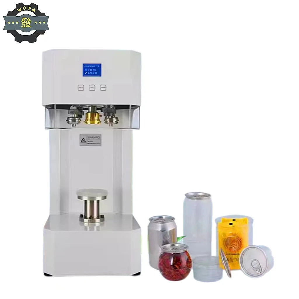 Electric Full Automatic Can Sealing Machine for Food Beverage Cup Seamer Cap Lids Close Sealing for Commercial Use Industrial