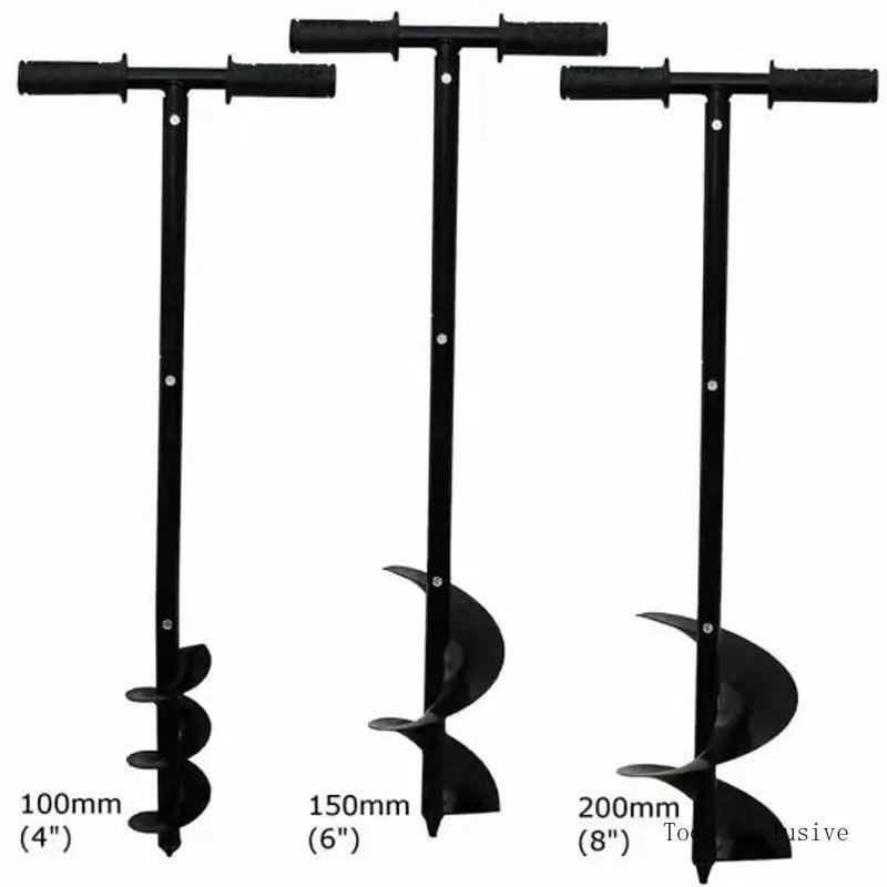 Hand Garden Drill Bit Garden Seedlings Manual Soil Loosening Drill Twist Planting Bit Quick Pot Hole Digger Tools Quick Digger