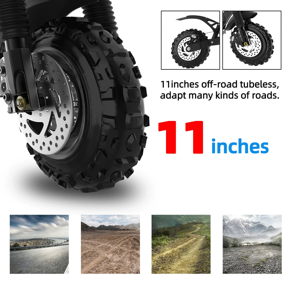 Single/Dual Motor Electric Scooter for Adults Max Speed 85km/h 500-6000W 30-100KM Range Foldable E-Scooter 10inch 11inch Tire
