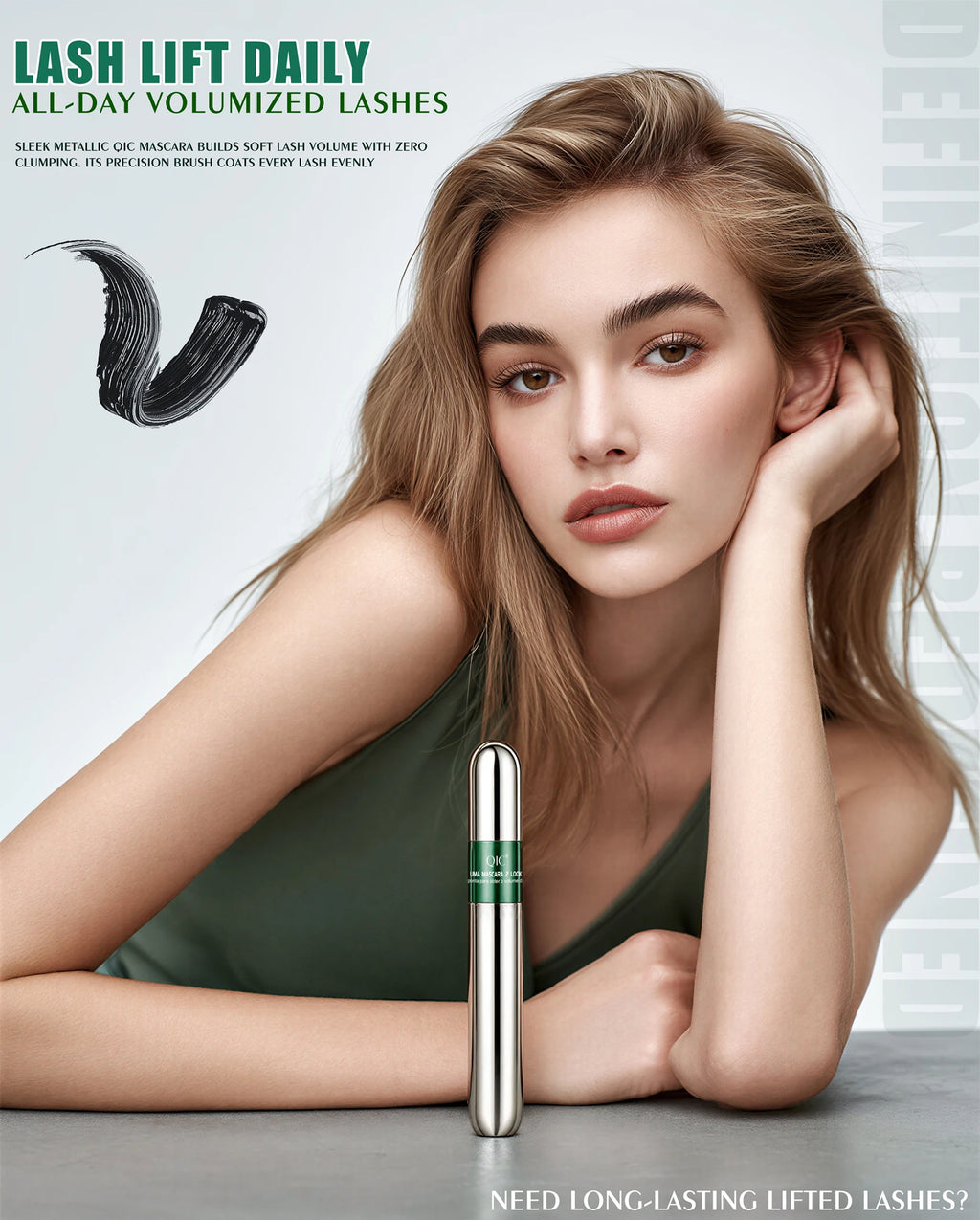 4D Black Mascara Thickening Lengthening Curling Waterproof Sweatproof Mascara For Beginners