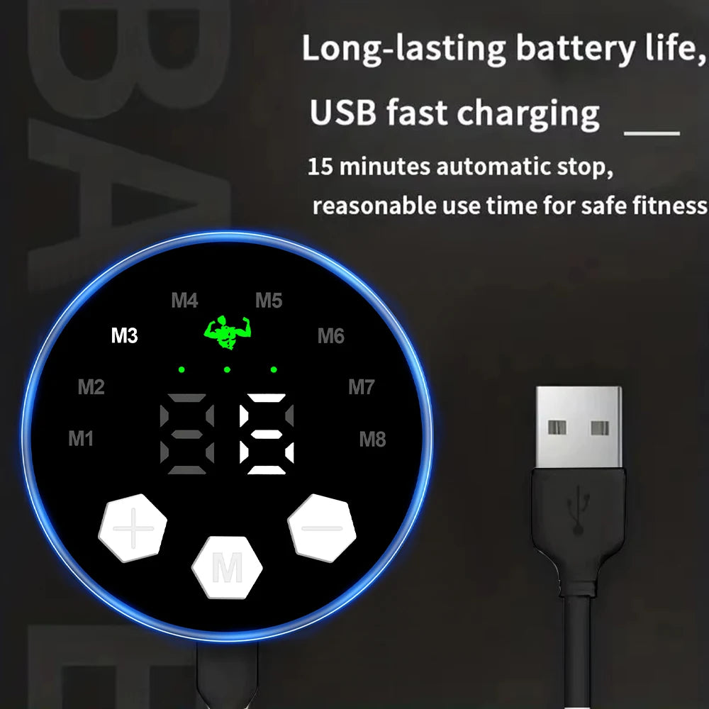 Smart Arm Massager EMS Muscle Stimulator Electric Arm Trainer USB Recharge Slimming Shaping Massager Weight Loss Fitness