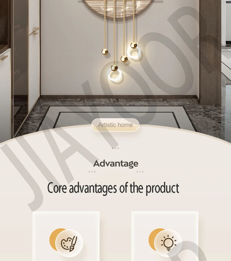 Modern Light Luxury Entrance Hall Decoration Painting New Atmospheric High-end Corridor Hanging Painting Wall Lamp Night Lamp