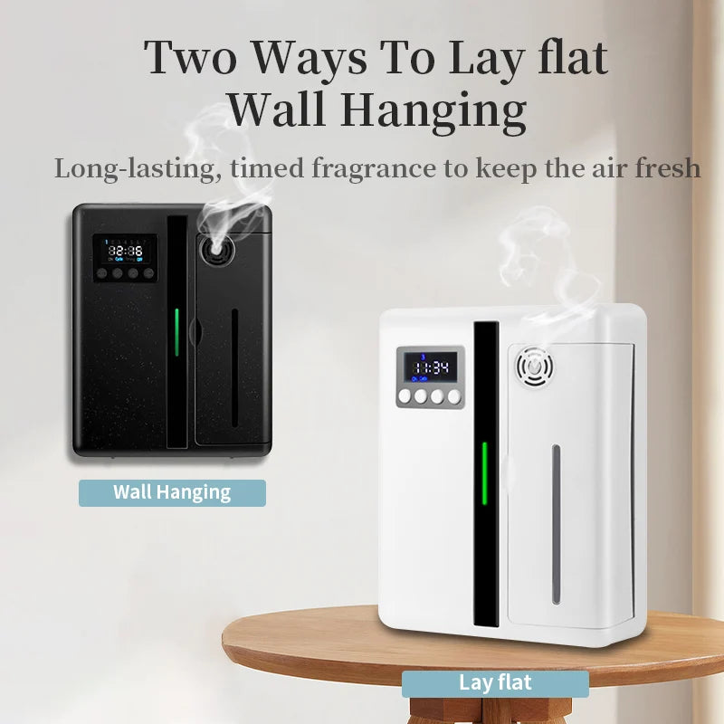 NAMSTE Room Aroma Fragrance Diffuser Wall Mounted Hotel Air Freshener Bluetooth Flavoring Diffuser For Perfume Essential Oil