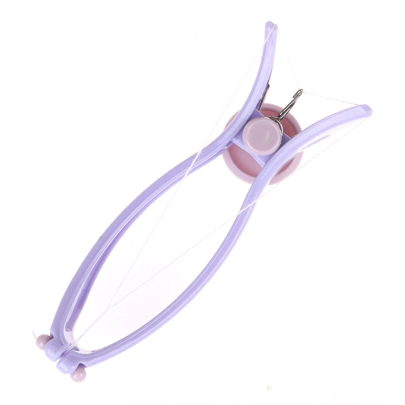 Women Hair Removal Epilator Mini Facial Hair Remover Spring Threading Face Defeatherer for Cheeks Eyebrow DIY Makeup Beauty Tool