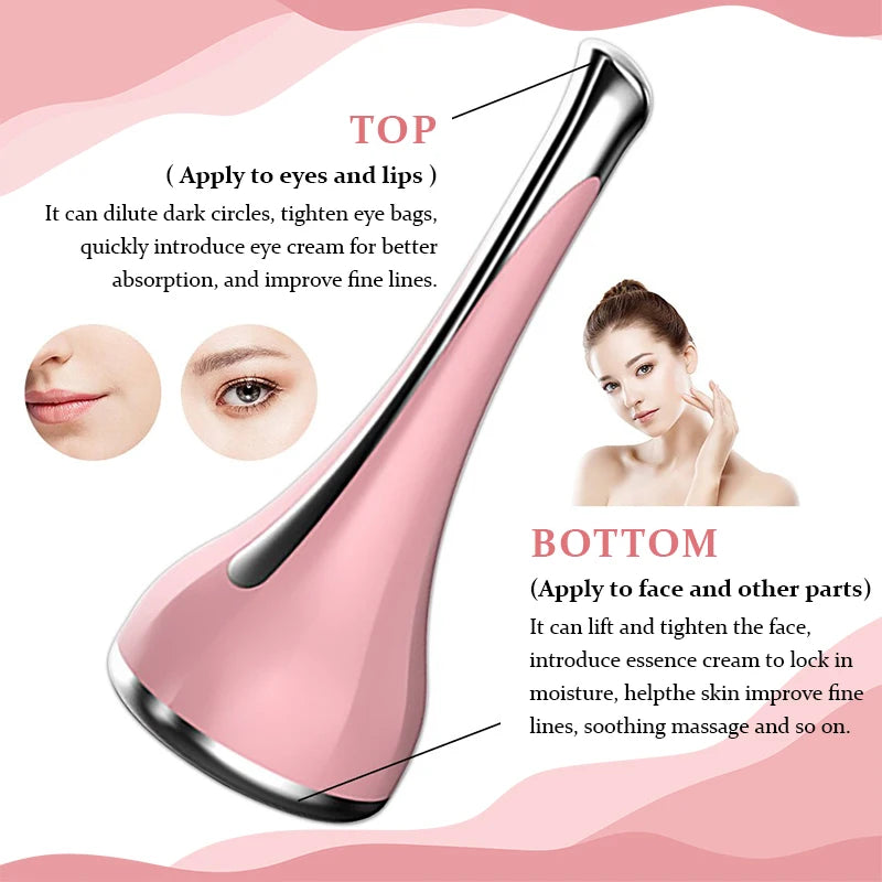 Electric Facial Massage Device Magnetic Color Light Import Instrument Skin Rejuvenation Face Eyes Lifting Tighten Beauty Device