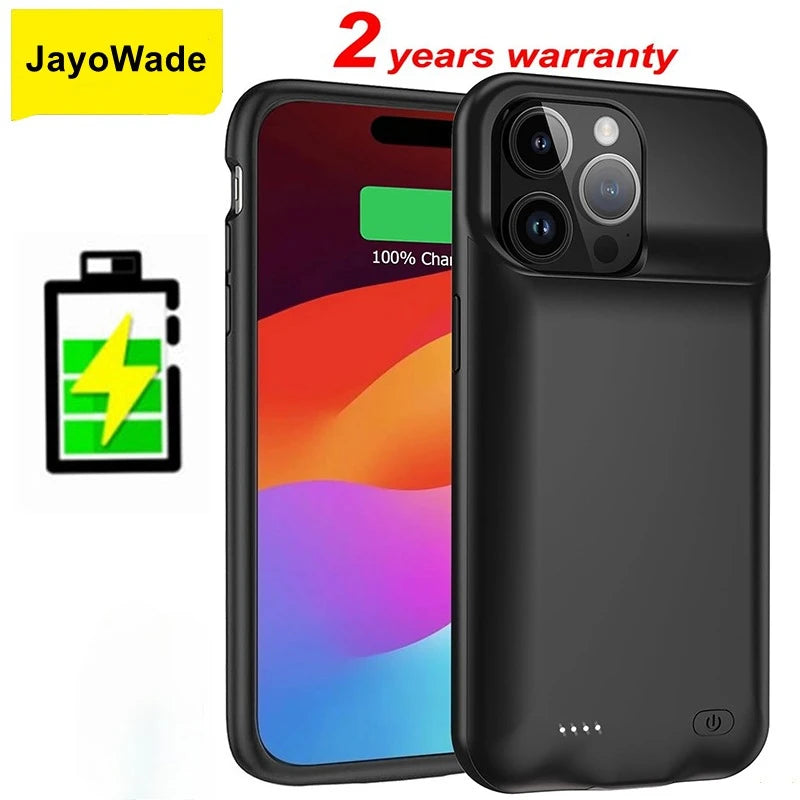 10000mAh New Excellent for IPhone 13 Mini 16 Pro Max 15 Plus 14 13 12 Mini 11 6 6S 7 8 Battery Charger Case Charging Cover Power
