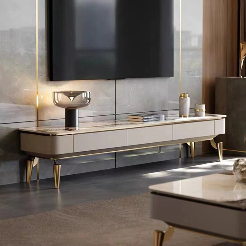Modern Italian Tv Stands Design Drawers Style Premium Tv Table Luxury Trendy Elegant Muebles Para Hogar Living Room Furniture