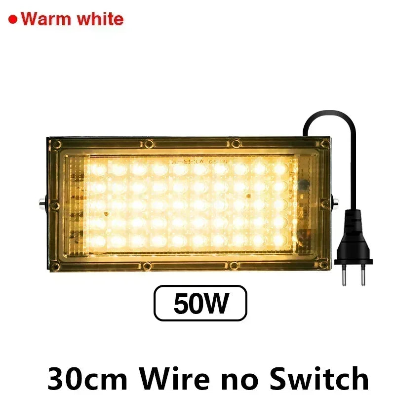LED Floodlight 50W 100W AC220V 230V High Brightness Lighting Outdoor Waterproof Floodlight Outdoor Road Garden Courtyard Lights