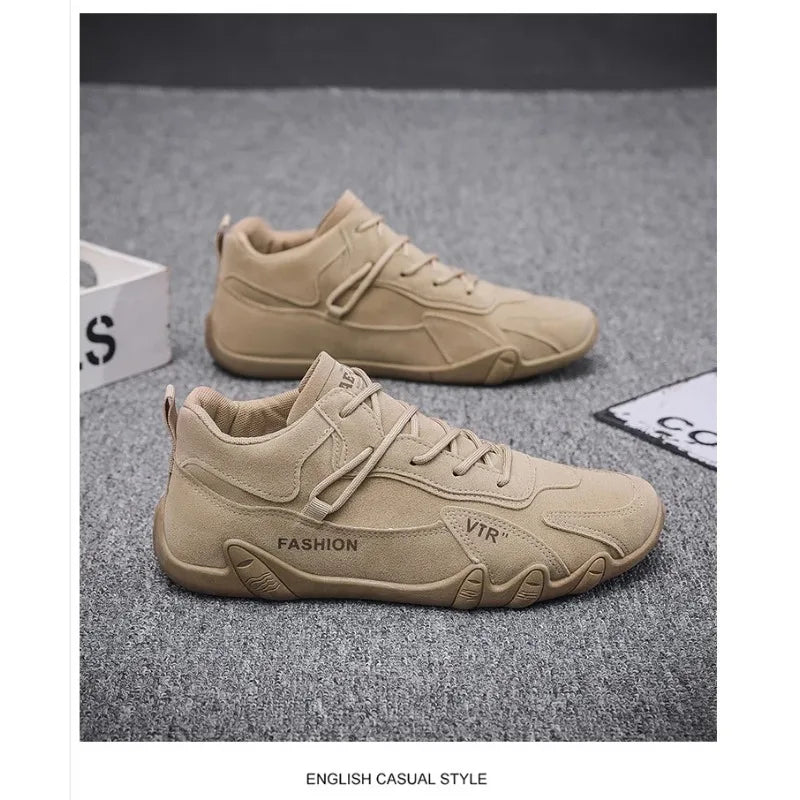 Outdoor walking flats skateboard sneakers men shoes breathable non slip work shoes for male fashion sneakers