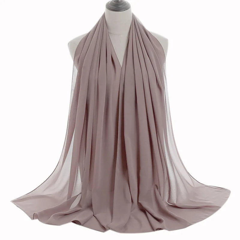 Ramadan Islamic Instant Bubble Chiffon Shawl Scarf Lady Head Wrap Women Hijabs Scarves Bufandas Muslim Veil Hijab Snood 180*70cm