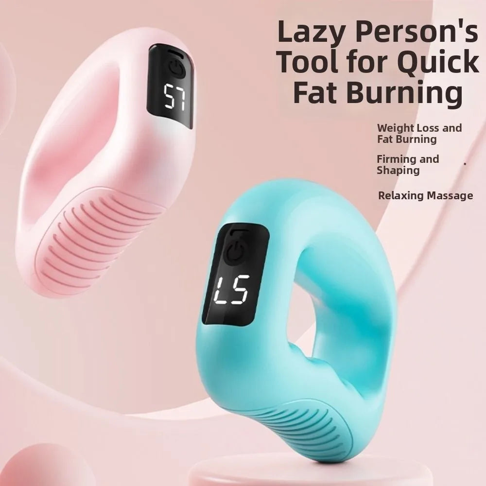 Ergonomic Electric Fascia Massage Ring 5 Adjustable Speed Fat Burning Electric Body Slimming Machine Compact Size with Belt