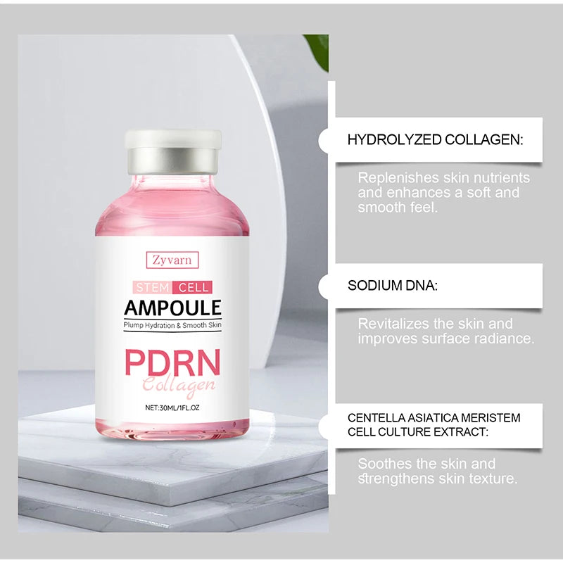 PDRN Salmon DNA Serum Ampoule Repair Renew Skin Brighten Tone Facial Essence Hydrating Nourishing Firming Skin Care Treatment