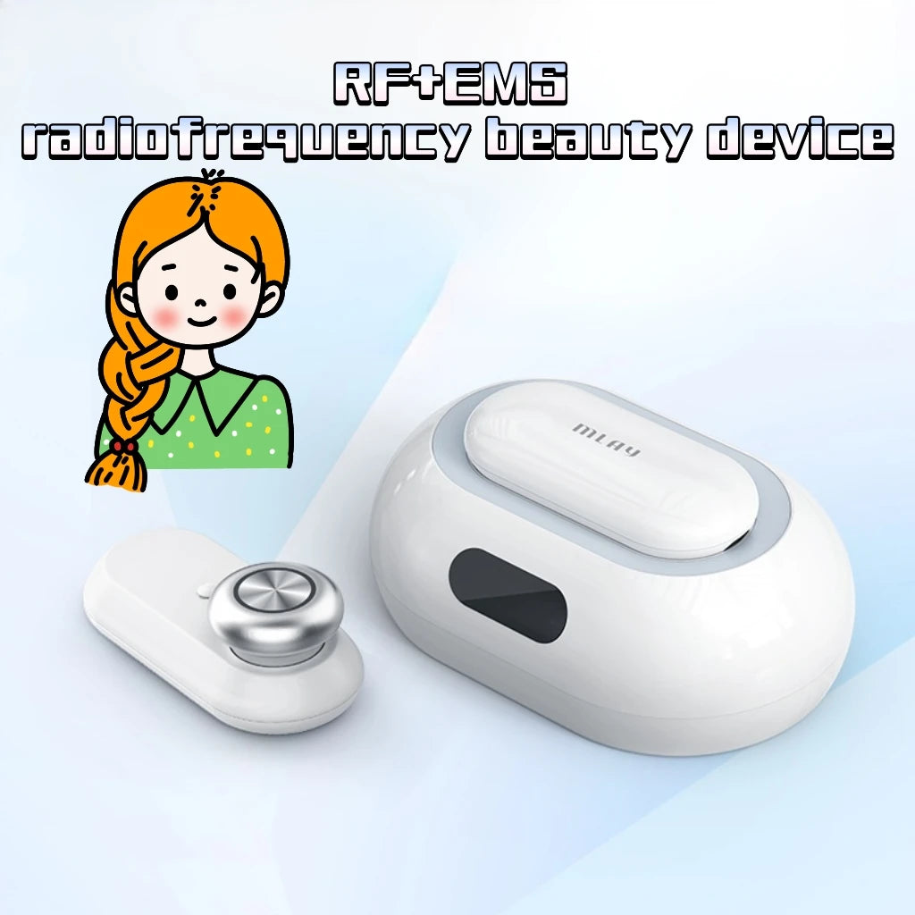 Newest 2026 Microcurrent  Facial Massage Mini Vibrating Led Beauty Machine Home Use  Rf Beauty Device