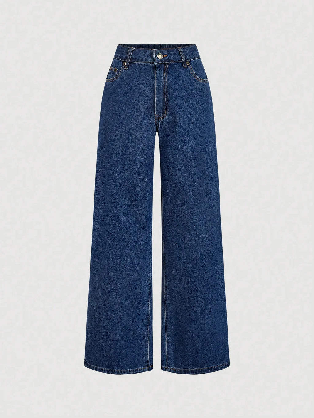 Retro Denim Pants Sets for Women Fashion Sleeveless Single Breasted Halter Tops High Waist Loose Jeans Simple Trend Casual Suits