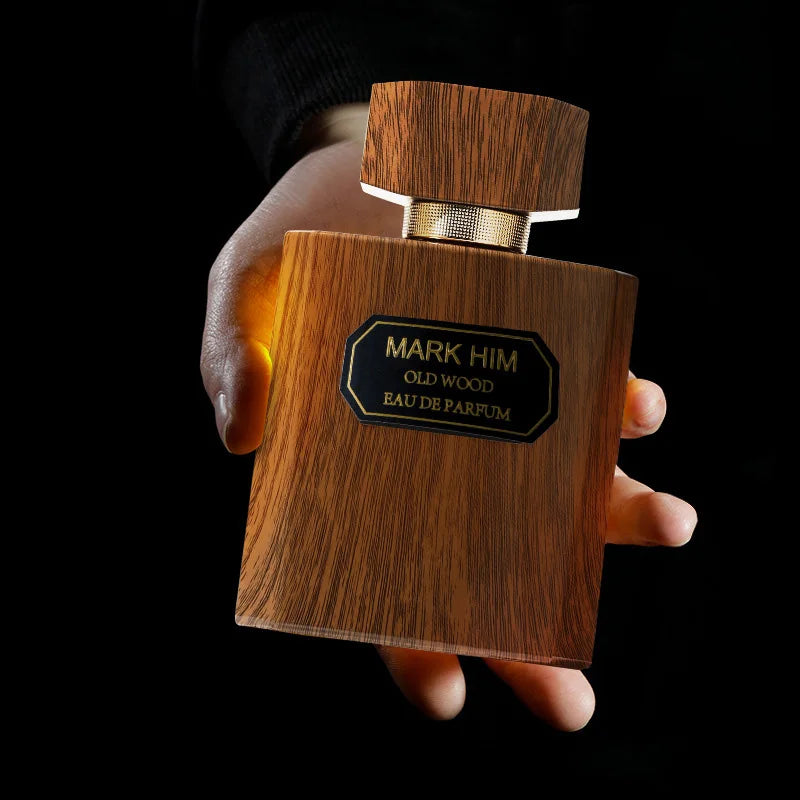 High-end Wood Perfume Brand Cologne Ebony Agarwood Long-lasting Fragrance Fresh Charm Confident Business Men Light Perfume 100ml