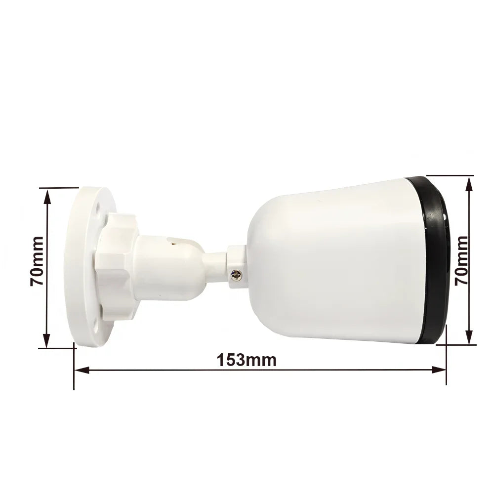 CVBS/TVI/CVI AHD 4in1 Fisheye Camera 8MP 5MP 4K 4MP 1080P 170 Degrees Panoramic Outdoor Waterproof HD Plug And Play Full Color