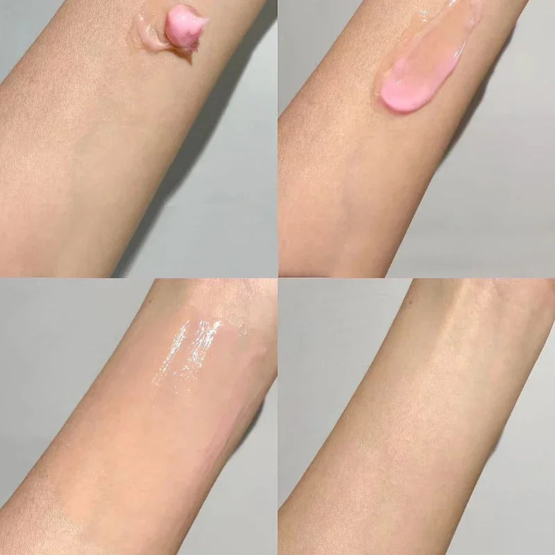Korean Pink Collagen PDRN Capsule Cream with Niacinamide Cream for Uneven Skin Tone Lightweight Face Moisturizer Non Greasy Care