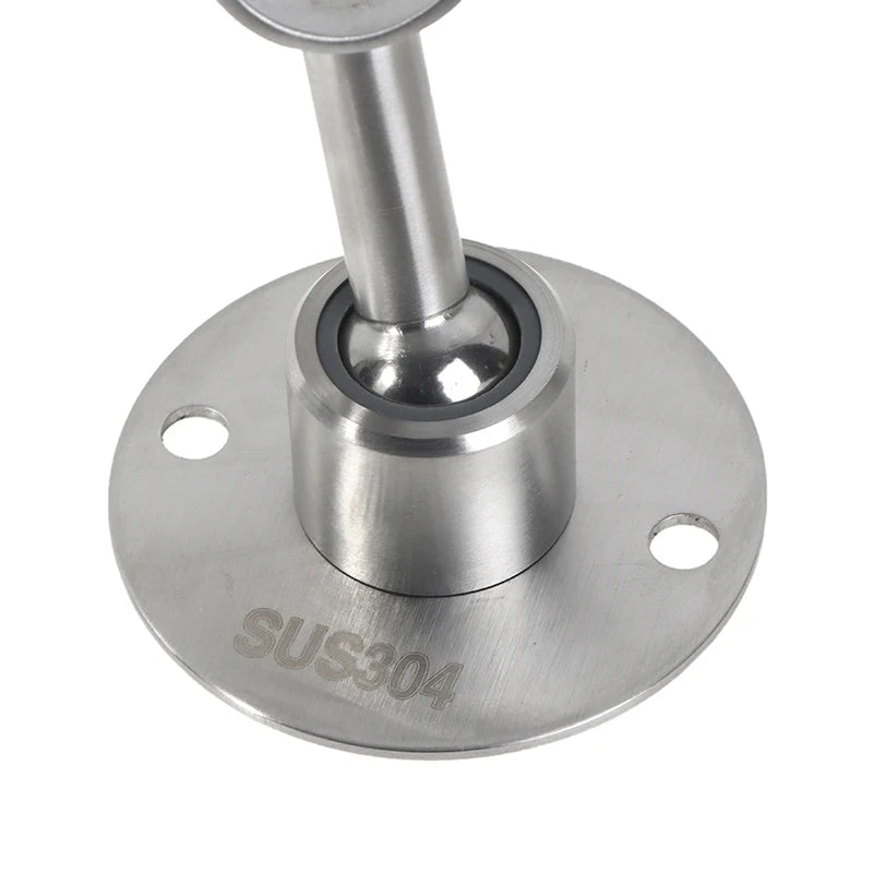 Stainless Steel Bathroom Easy Install Shower Head Holder Hotel With Screws Durable Heavy Duty Wall Mounted Home Adjustable Angle